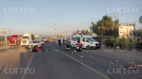 Vendedor de bolillos resulta lesionado en accidente vial en Cuerámaro