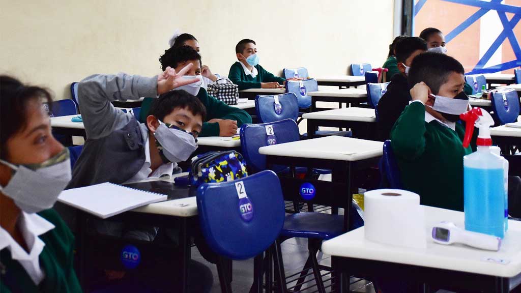 Baja presencialidad en escuelas de Guanajuato ante repunte de contagios