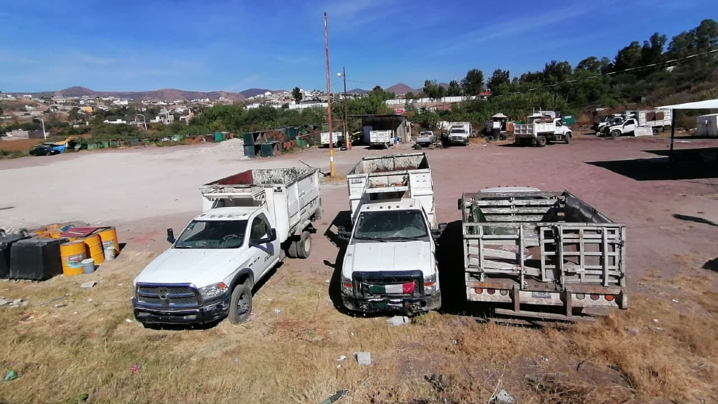 Camiones de basura viejos serán rematados como chatarra en Guanajuato