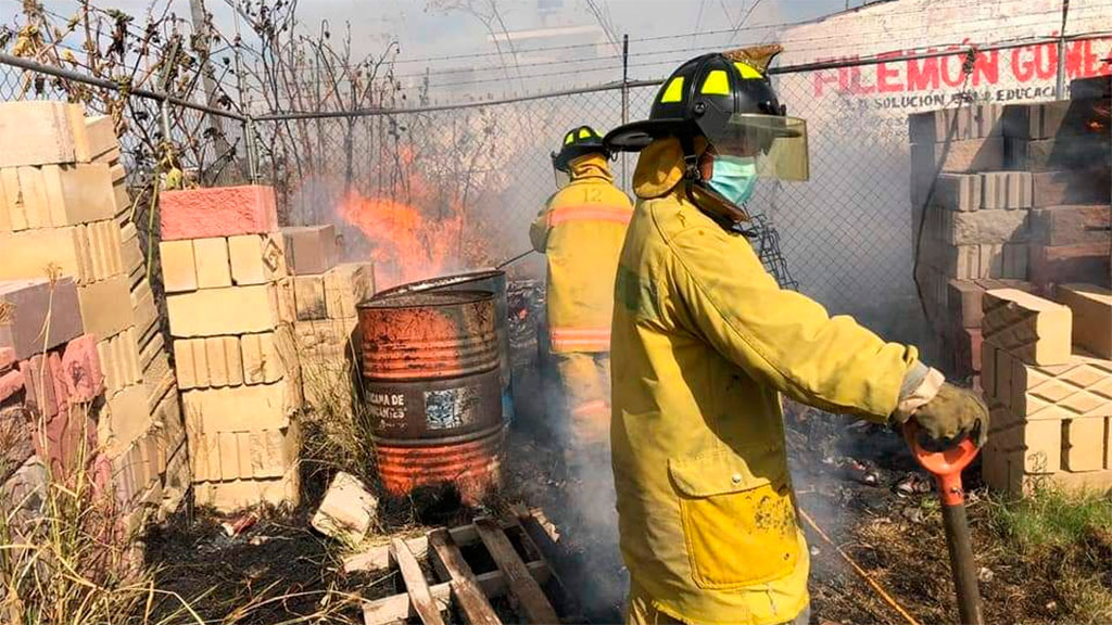 Bomberos de Acámbaro atienden varios incendios provocados