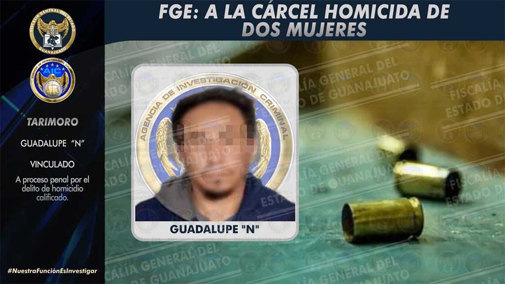 Detienen a hombre en Tarimoro por el homicidio de dos mujeres