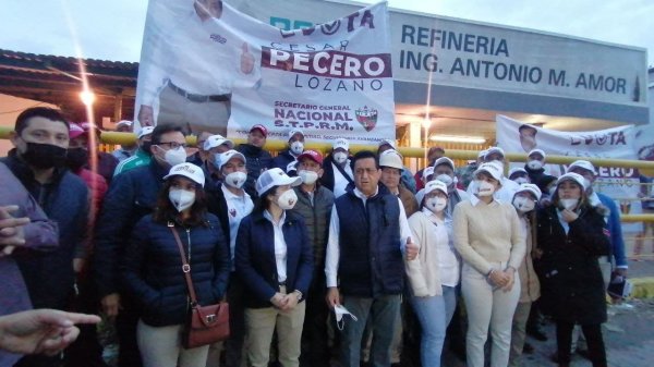 Arranca campaña César Pecero en RIAMA, uno de los 25 por el STPRM