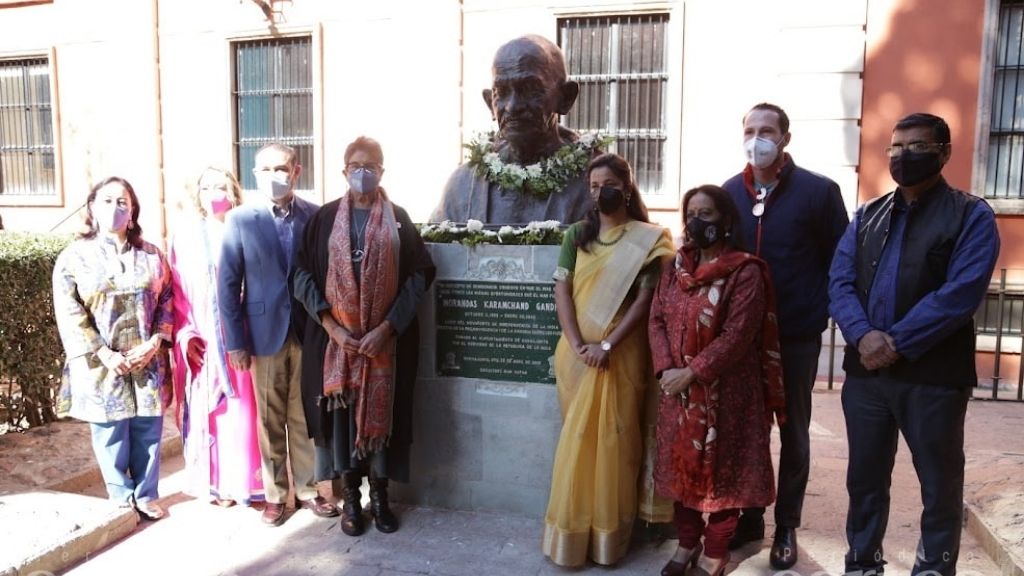 India en Guanajuato: conmemoran el 74 aniversario luctuoso de Mahatma Gandhi