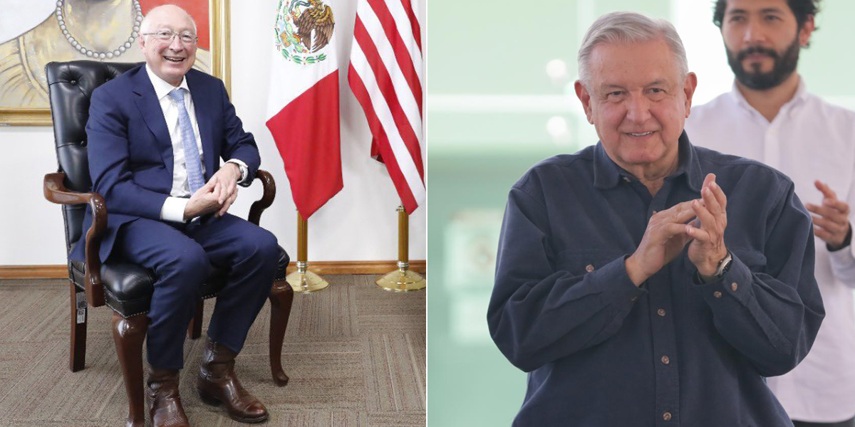 Embajador de EU apoya nueva reforma eléctrica; AMLO agradece: ‘¡bien Ken!’