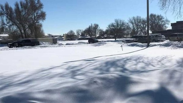 Migrantes guanajuatenses comparten hermosas nevadas en Texas