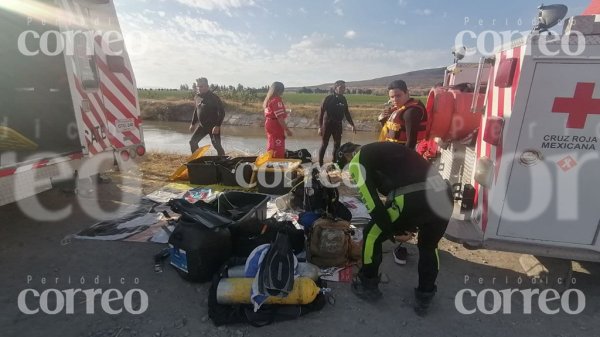 Buzos y rescatistas busca a joven que cayó al Canal Coria en Salamanca