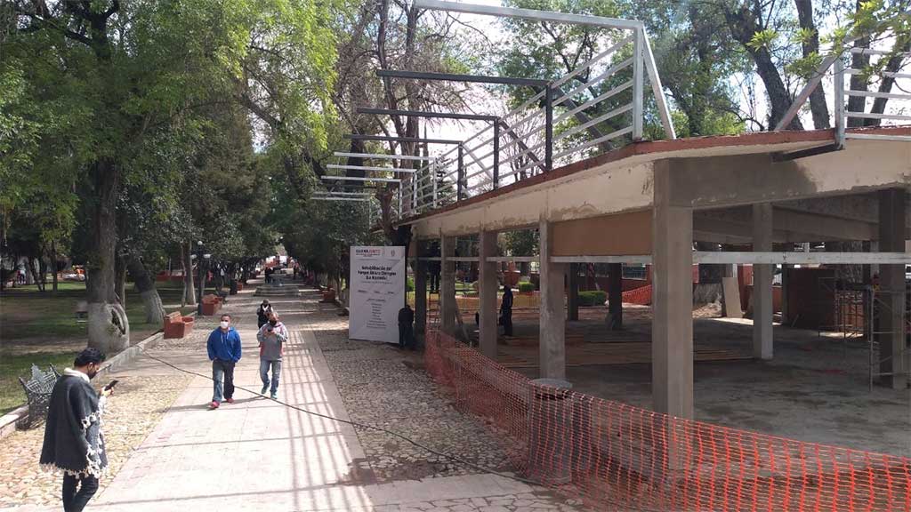 Pese a veda del INE, avanza rehabilitación de espacios en Dolores Hidalgo