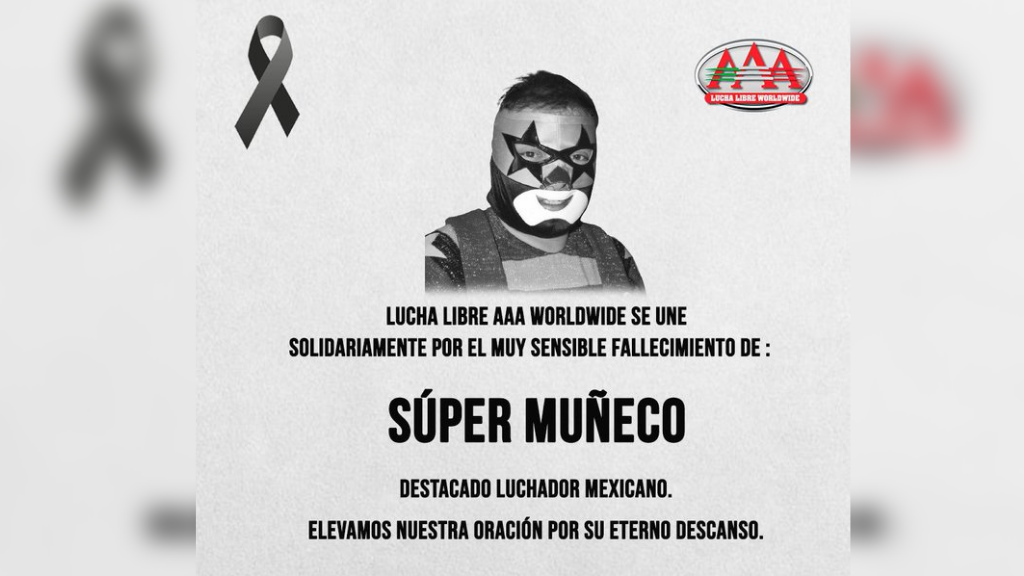 La AAA está de luto: Muere el luchador mexicano ‘Súper Muñeco’