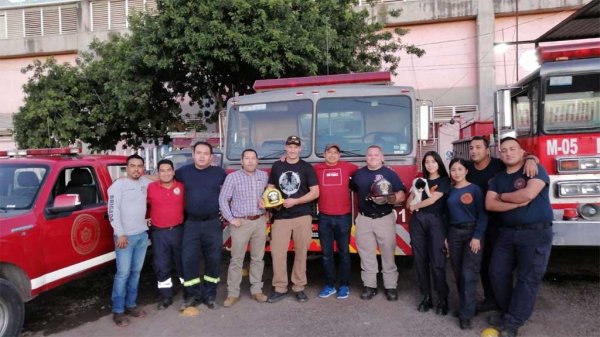 Bomberos de Guanajuato reciben donación de equipo de seguridad