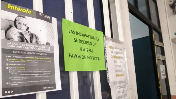 Bajan contagios en funcionarios públicos de León, registran 99 incapacidades