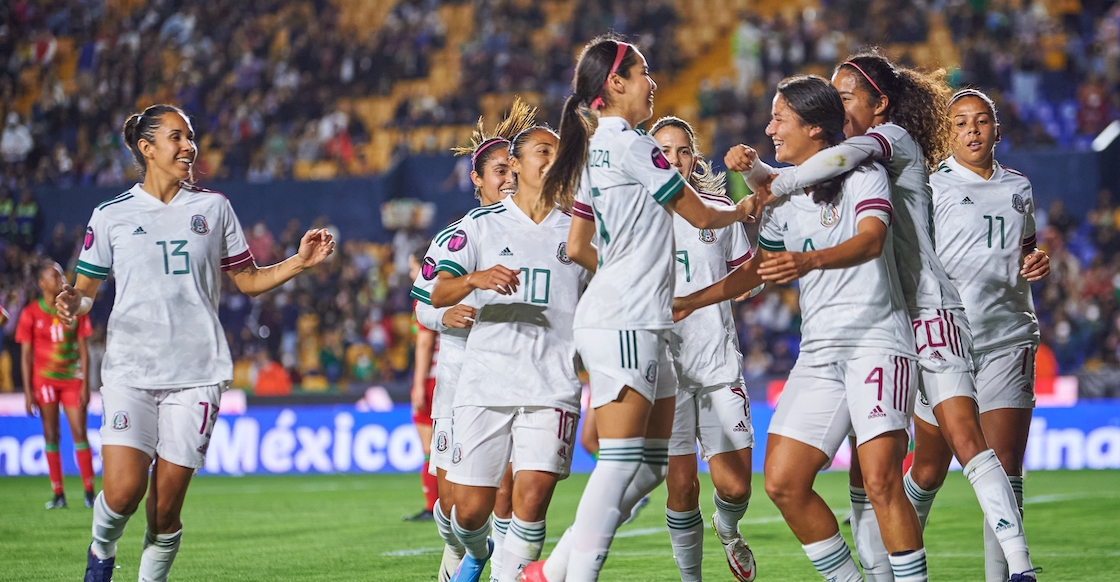 México femenil debuta en Concacaf con histórica goleada: ¡9-0!