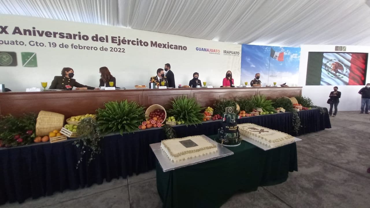 Festejan 109 aniversario del Ejército Mexicano a lo grande en Irapuato