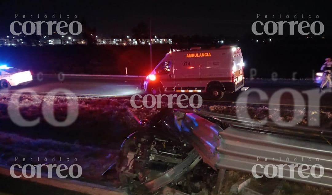 Accidente deja un muerto en el Libramiento Sur de Irapuato