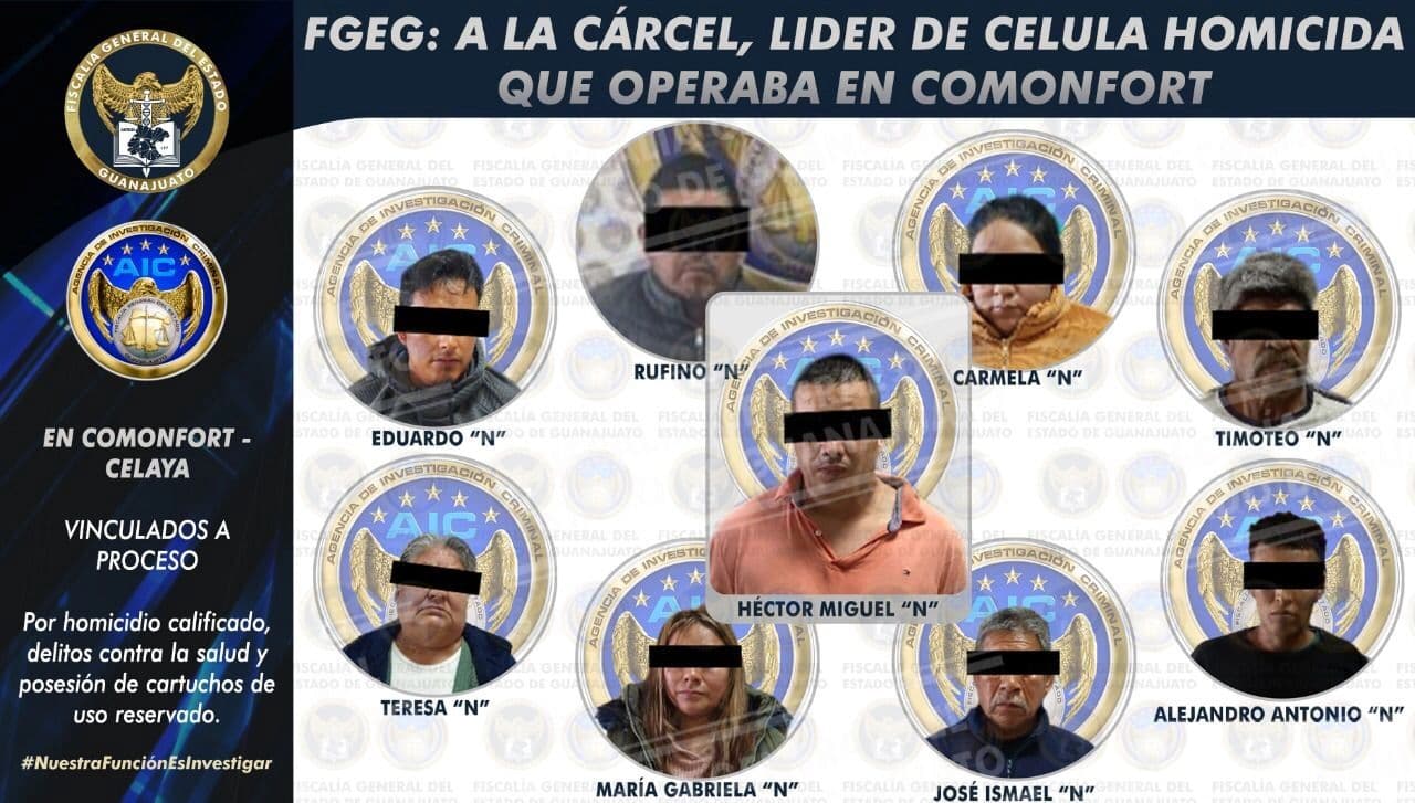 Policía municipal de Comonfort era líder criminal; asesinó a 13 personas