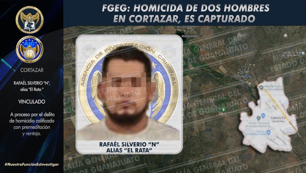 Luego de 4 años capturan a homicida en Cortazar