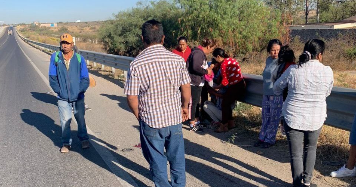 Niña de 6 años muere arrollada en la Silao- León cuando iba a la escuela