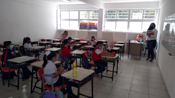 Escuelas respiran: contagios de Covid en el regreso a clases de Guanajuato van a la baja