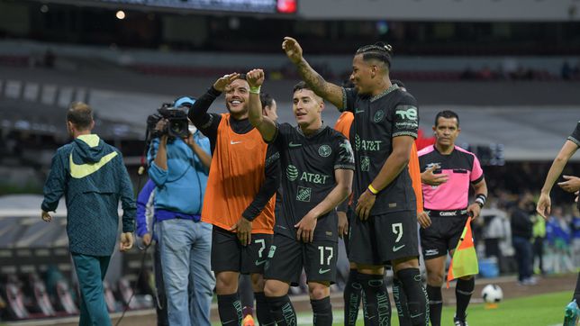 América supera al club León con dos goles a cero en el Azteca