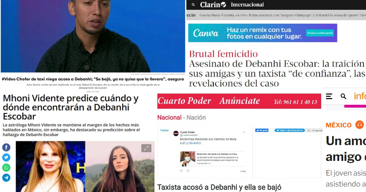 Medios revictimizan en caso de Debanhi con entrevista a chofer implicado y al padre