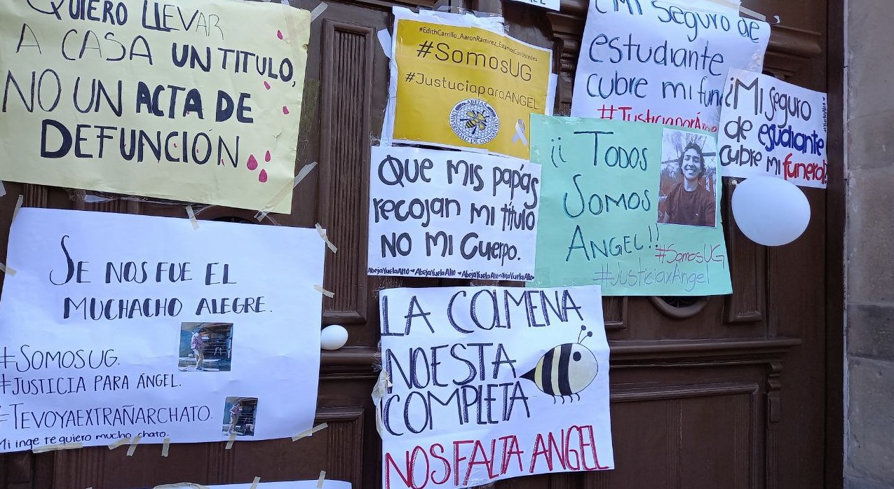 Estudiantes de la UG exigen a Guardia Nacional abandonar comunidad del Copal