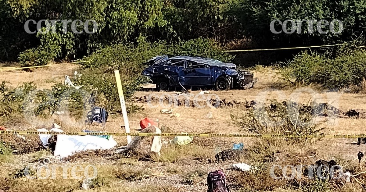 Mueren dos personas del Edomex tras chocar en la Querétaro-Salamanca