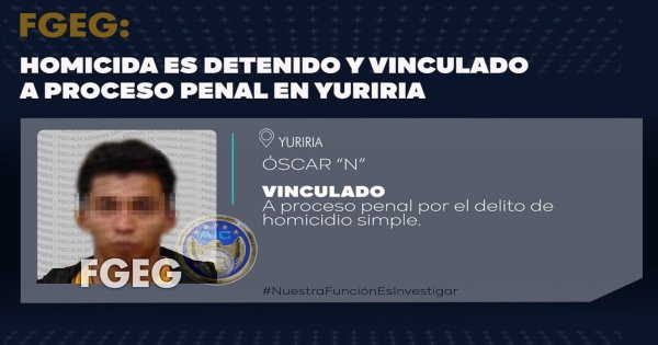 Detienen a Óscar por asesinar a cuchilladas a Ricardo en Yuriria