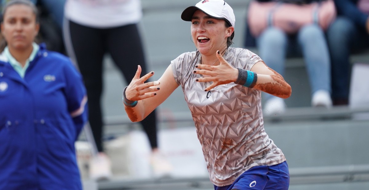 Tenista mexicana Fernanda Contreras hace historia y logra entrar al Roland Garros