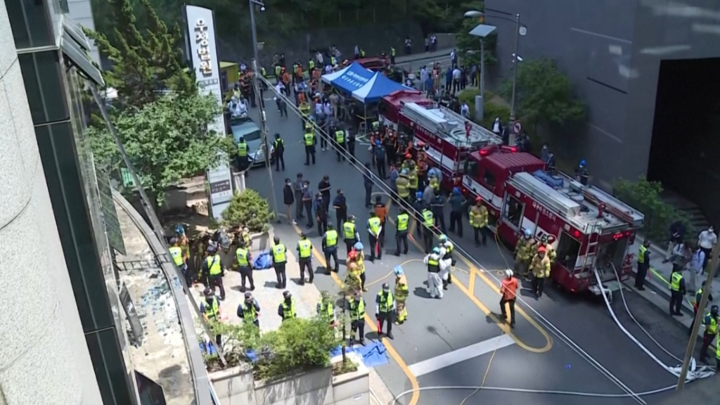 Incendio en edificio de Corea del Sur deja 7 muertos; se cree que fue provocado