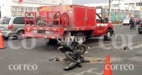 Choque en la avenida Francisco Juárez de Celaya deja un lesionado