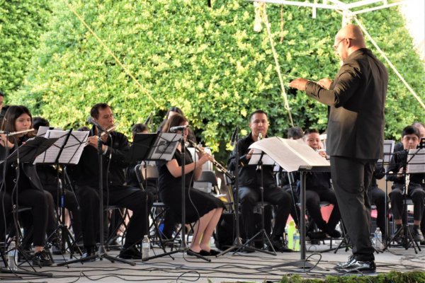 Cautivan con concierto en el Encuentro de Bandas Sinfónicas de Abasolo