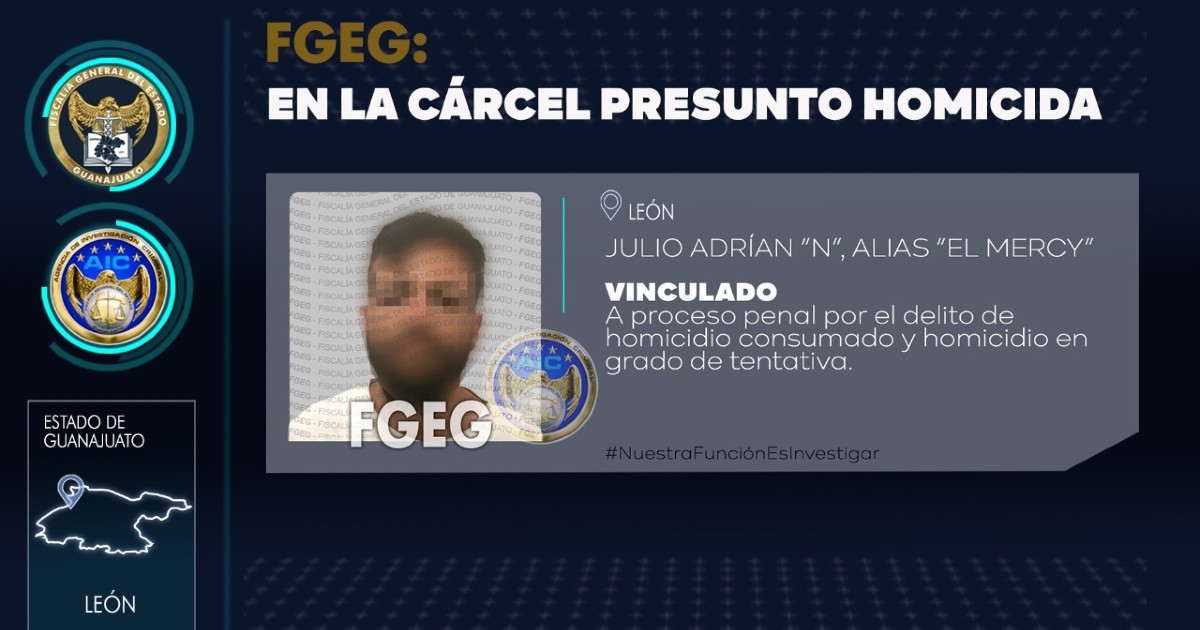 Detienen a Julio Adrián  por el asesinato de un hombre en León