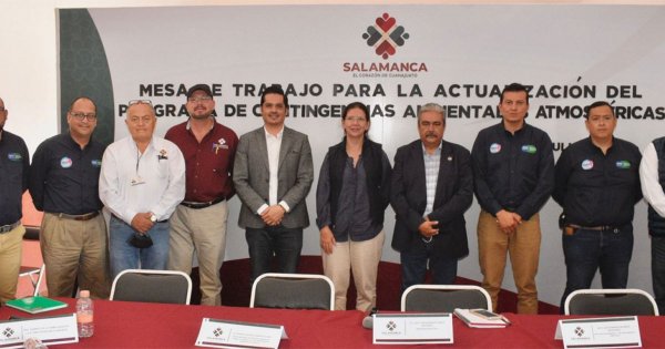 Autoridades se reúnen en Salamanca para atender y prevenir contingencias ambientales