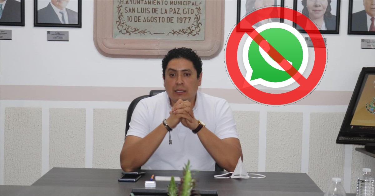 WhatsApp del alcalde de San Luis de la Paz sigue hackeado; pide ignorar los mensajes