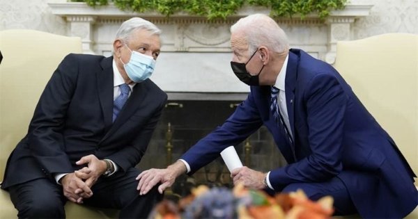 Como “favorable y bueno” califica AMLO su encuentro con Joe Biden