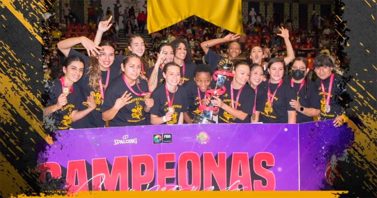 Mieleras de Guanajuato arrasan en La Colmena y se llevan su cuarta copa de la LMBBF