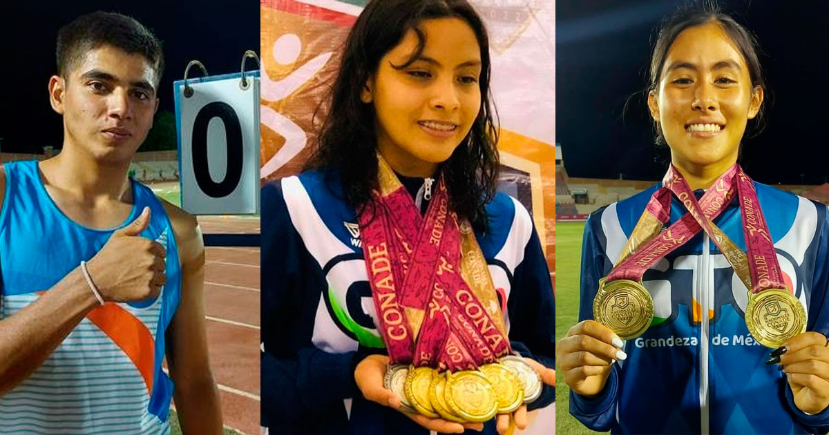 Atletas de Guanajuato ponen en alto al estado en Conade 2022; suman 246 medallas