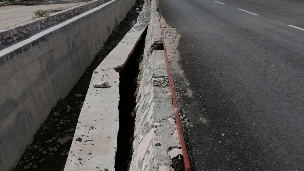 San José Iturbide: Urgen rehabilitación de canal pluvial; hace un año lo reportaron