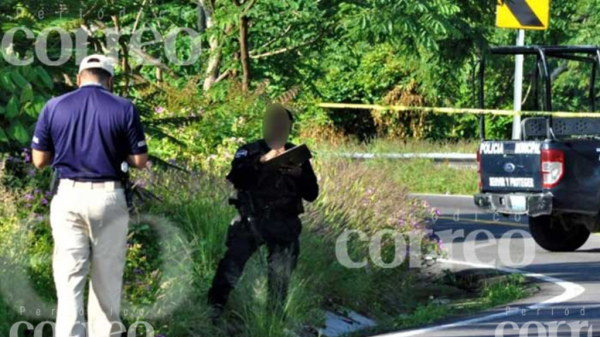 Hallan a un hombre muerto sobre la carretera Valle de Santiago – Yuriria