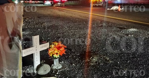 Hombre muere atropellado en la Salamanca-Querétaro; es el segundo en dos días