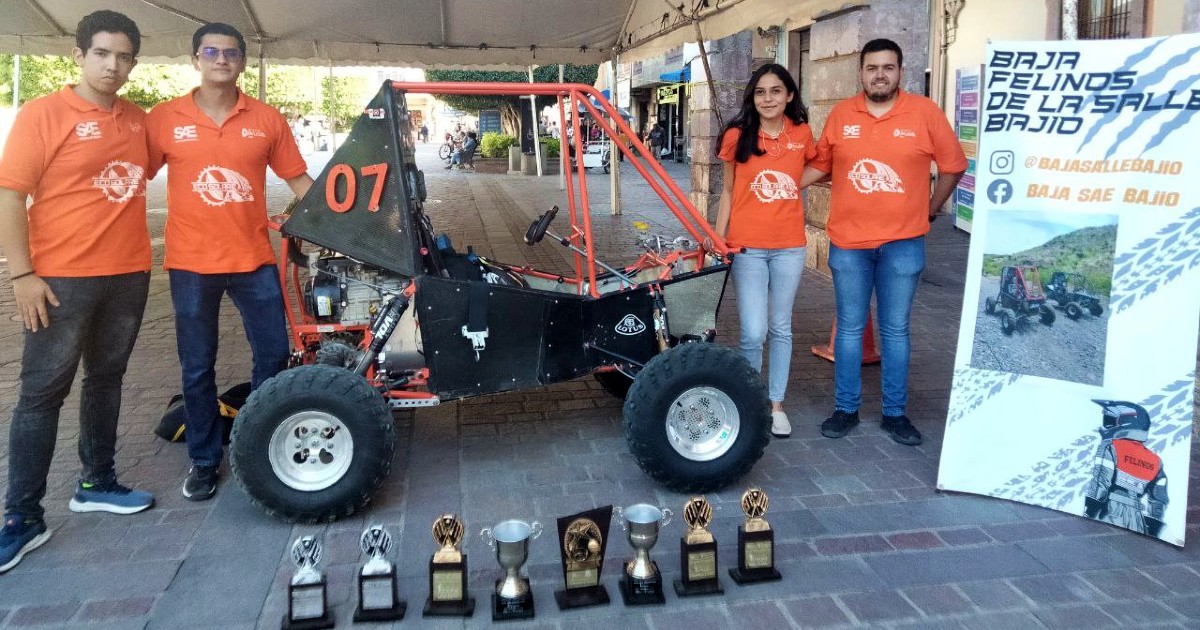 Estudiantes de San Francisco del Rincón diseñan vehículo para competir en Arizona