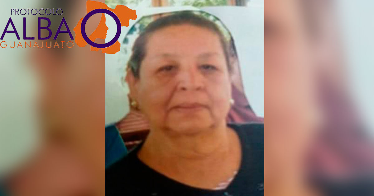 Buscan a mujer de 71 años en Celaya; María Alicia desapareció hace 3 semanas