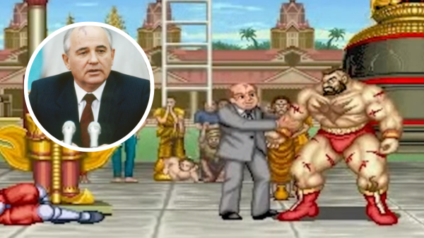 Gorbachov y su legado en el mundo; apareció en Street Fighter II