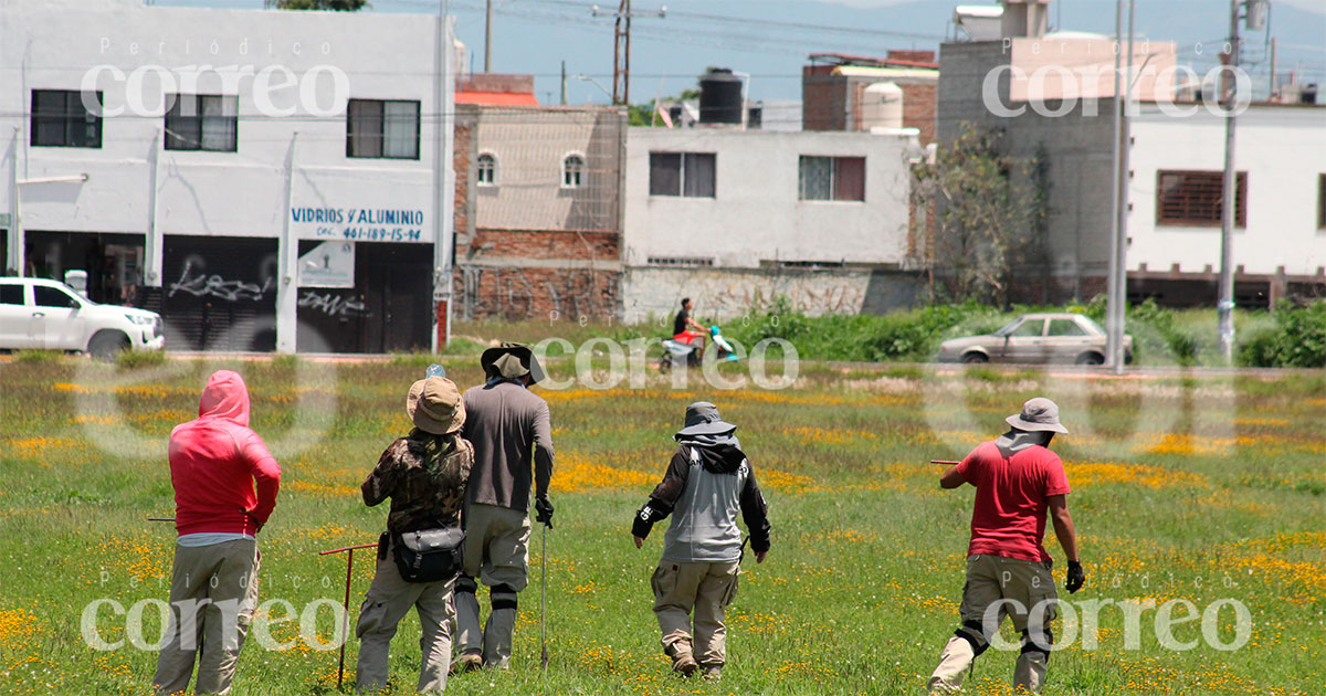 FGE realiza búsqueda de restos humanos en La Nopalera, en Celaya