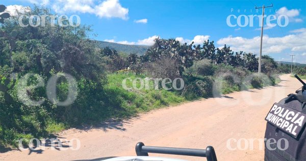 Hallan cuerpo en baldío de Purísima de Cerro Grande, en San Luis de la Paz