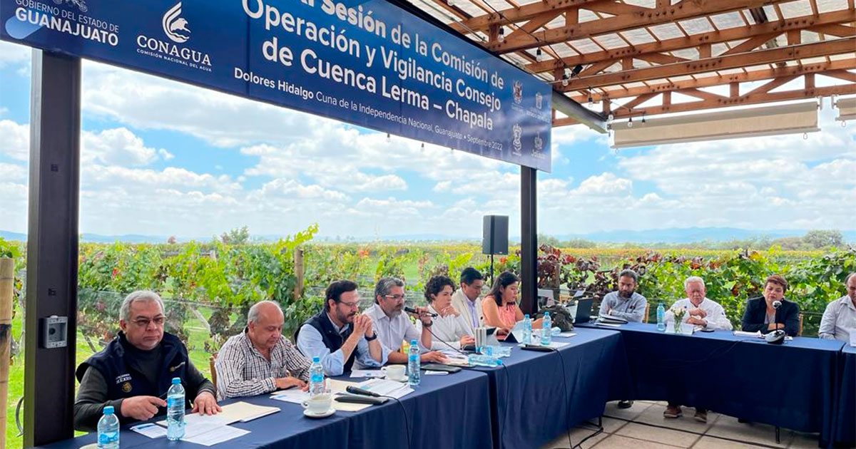 Estados se reúnen en Guanajuato para trabajar en el cuidado de la cuenca Lerma Chapala