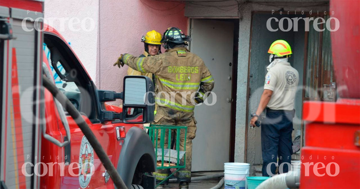 Quema de pirotecnia causa incendio en colonia Los Ángeles I de León