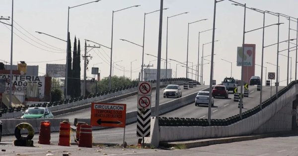 Puente en Avenida Constituyentes de Celaya sale ileso del sismo