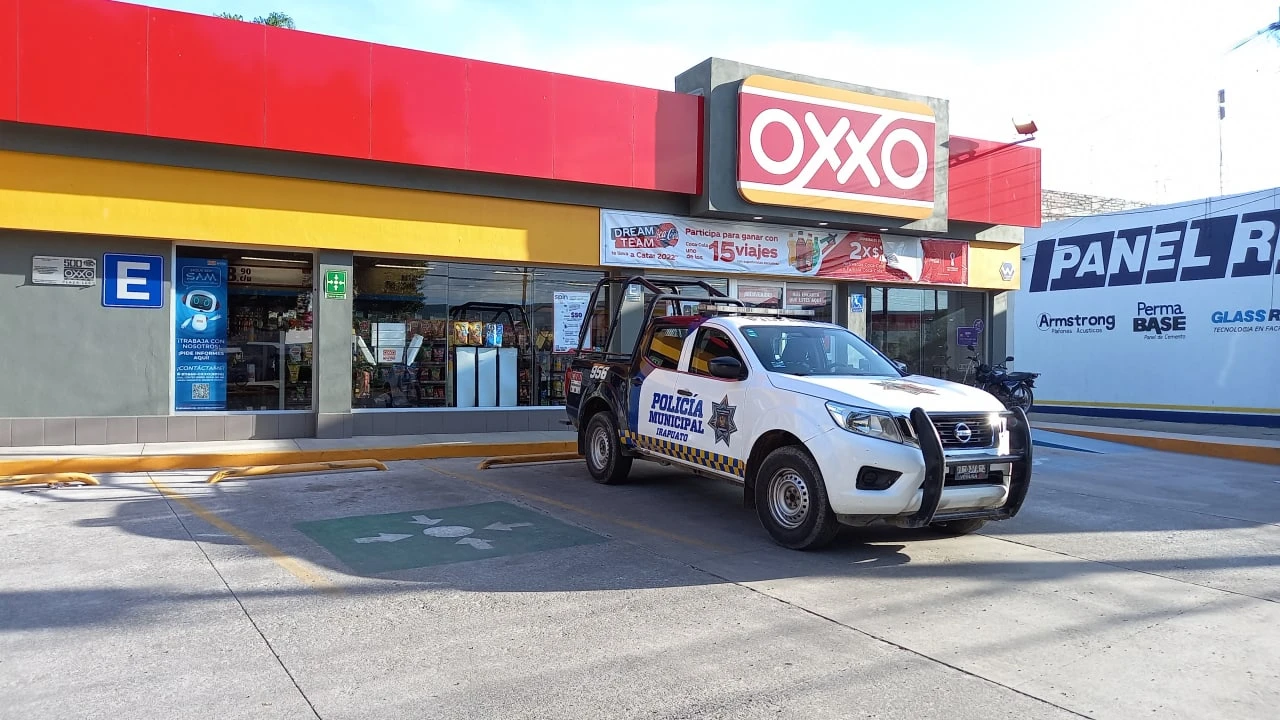 Pese a enorme operativo, Lorena Alfaro niega amenazas a Oxxo en Irapuato