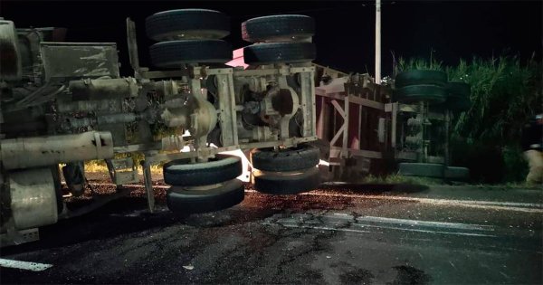 Accidente en carretera de Abasolo provoca filas de tráfico de más de 9 km