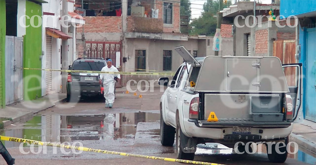 Matan a hombre en 1° Fracción de Crespo e intentan incendiar vehículo, en Celaya